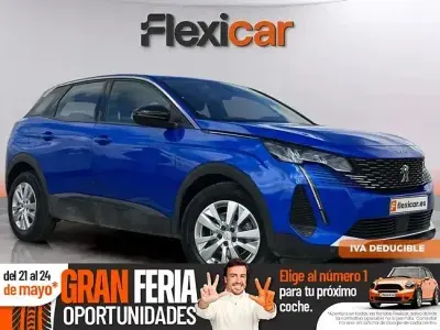 Usado Peugeot 3008 Active 130 CV (95 kW) 2022 Azul SUV