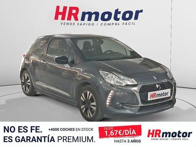 Usado DS Automobiles DS3 82 CV (60 kW) 2016 Gris Utilitario
