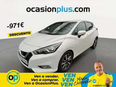 Usado Nissan Micra Acenta 90 CV (66 kW) 2019 Blanco Utilitario