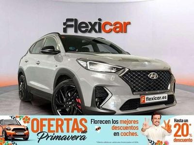 Usado Hyundai Tucson N Line 136 CV (100 kW) 2020 Gris SUV