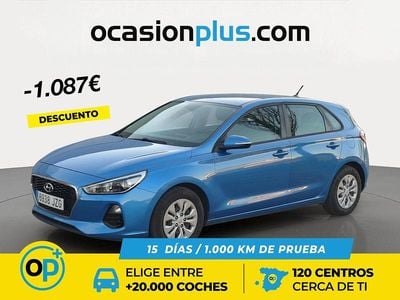 Usado Hyundai i30 120 CV (88 kW) 2017 Azul