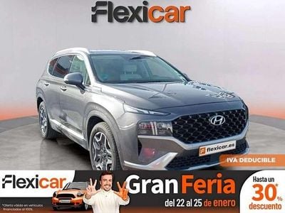 Gris Usado 2021 Hyundai Santa Fe Style SUV | 31.290 € (Precio justo)