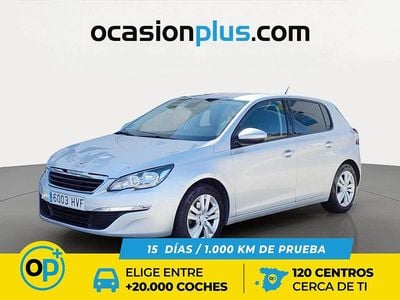 Usado Peugeot 308 Active 125 CV (91 kW) 2014 Gris Utilitario