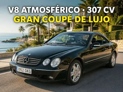 Usado Mercedes CL500 306 CV (225 kW) 2000 Negro Coupe