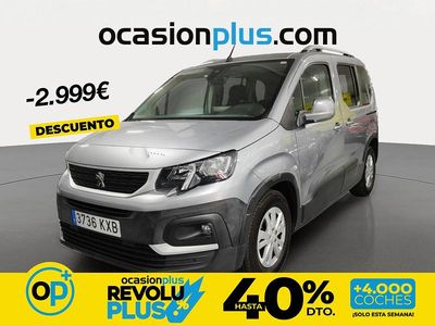 Usado Peugeot Rifter Active 130 CV (95 kW) 2019 Gris / plata Monovolumen