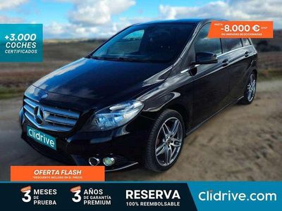 Usado Mercedes B180 109 CV (80 kW) 2014 Negro Monovolumen