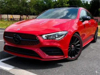 Usado Mercedes CLA200 Shooting Brake 163 CV (119 kW) 2021 Gris / plata Familiar