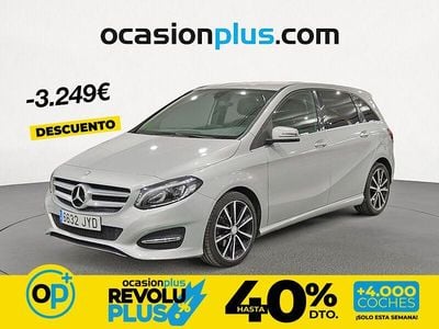 Usado Mercedes B200 136 CV (100 kW) 2017 Gris plata Monovolumen