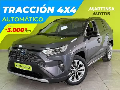 Usado Toyota RAV4 Hybrid Luxury 222 CV (163 kW) 2022 Gris SUV