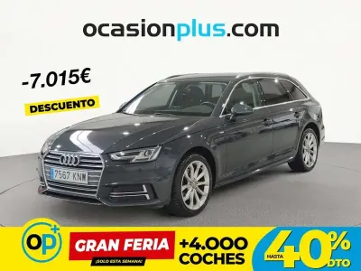 Usado Audi A4 S-Line 170 CV (125 kW) 2018 Gris Familiar