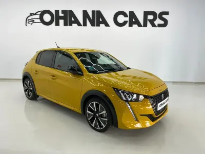 Begagnad Peugeot 208 GT-line 102 HK (75 kW) 2020 Gul Halvkombi