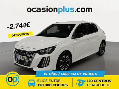 Usado Peugeot 208 Allure 100 CV (73 kW) 2025 Blanco Utilitario