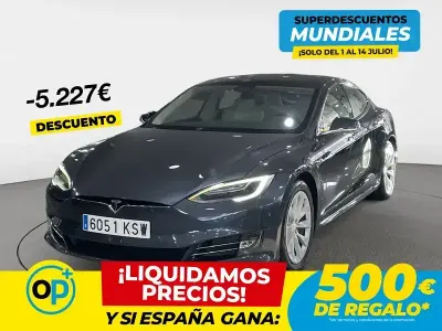 Usado Tesla Model S 448 kW (610 CV) 2019 Gris Utilitario