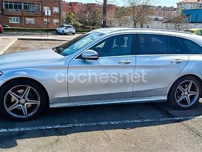 Usado Mercedes C220 Exclusive 170 CV (125 kW) 2016 Gris / plata Familiar