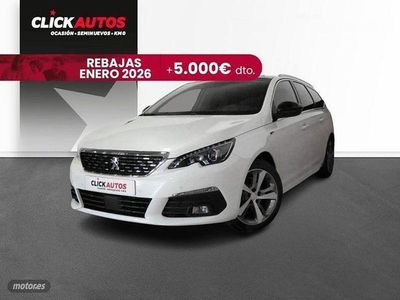 Usado Peugeot 308 GT 130 CV (95 kW) 2021 Blanco Familiar