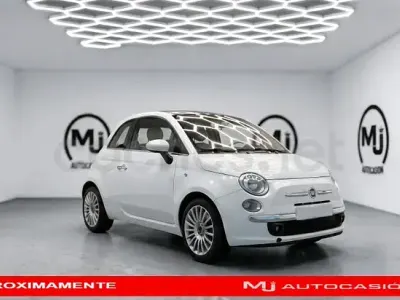 Usado Fiat 500 Lounge 69 CV (50 kW) 2009 Blanco Descapotable