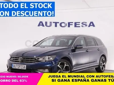 Usado VW Passat R-line 150 CV (110 kW) 2021 Azul Familiar