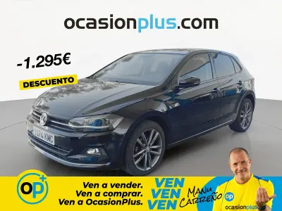 Usado VW Polo Sportline 95 CV (69 kW) 2018 Negro Utilitario