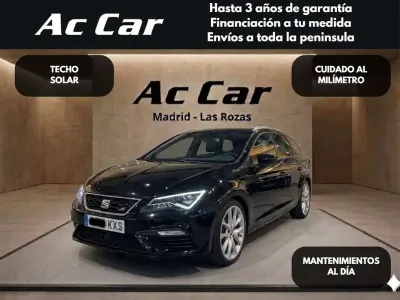 Usado Seat Leon ST FR 150 CV (110 kW) 2019 Negro Familiar