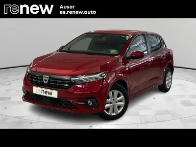 Usado Dacia Sandero Comfort 91 CV (66 kW) 2021 Rojo Berlina