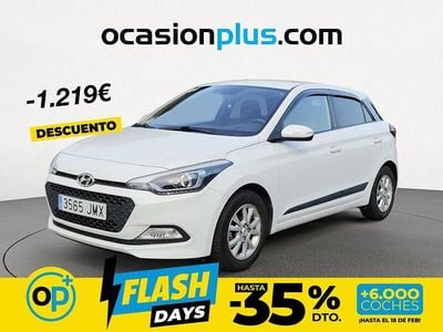 Usado Hyundai i20 GO! 84 CV (61 kW) 2016 Blanco Berlina