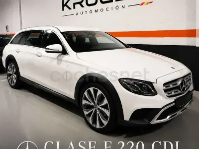Usado Mercedes E220 All-Terrain 194 CV (142 kW) 2018 Blanco Familiar