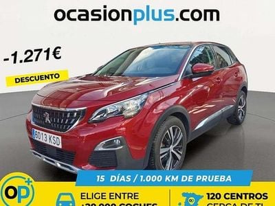 Usado Peugeot 3008 Allure 131 CV (96 kW) 2018 Rojo SUV