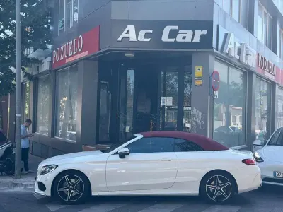 Usado Mercedes C200 184 CV (135 kW) 2017 Blanco Descapotable