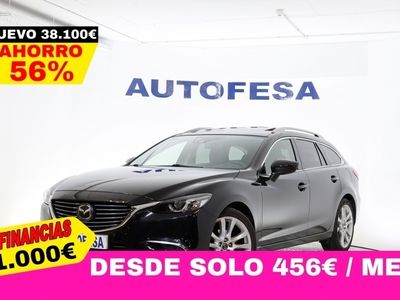 usado Mazda 6 2.2 DE WGN Luxury 4WD 175cv Auto 5P S/S # NAVY, CUERO, TECHO ELECTRICO, FAROS LED, BOLA REMOLQUE, PARKTRONIC