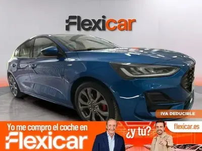 Usado Ford Focus ST-Line 125 CV (91 kW) 2022 Azul Berlina