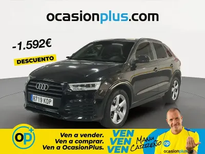 Usado Audi Q3 Sport 150 CV (110 kW) 2017 Negro SUV