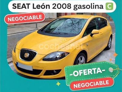 Usado Seat Leon Sport 125 CV (91 kW) 2008 Amarillo Utilitario