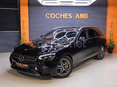 Negro Usado 2022 Mercedes E300 Familiar | 33.950 € (Buen precio)