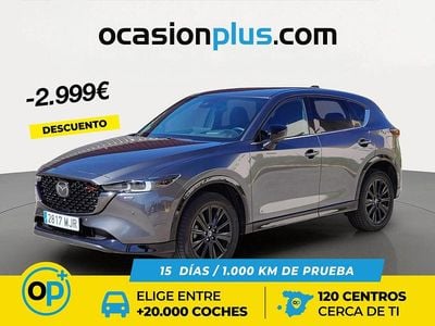 Usado Mazda CX-5 Homura-Line 165 CV (121 kW) 2023 Negro SUV