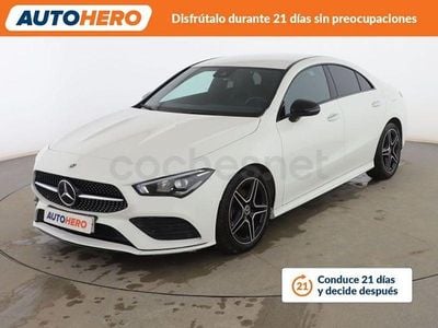 Usado Mercedes CLA180 AMG line 136 CV (100 kW) 2019 Blanco Berlina