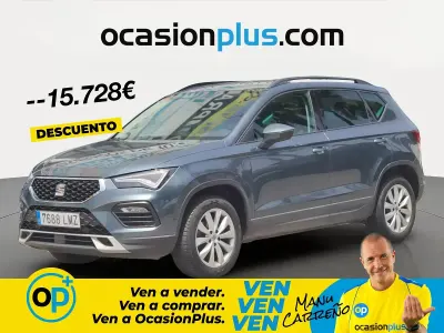 Usado Seat Ateca Style 150 CV (110 kW) 2021 Gris SUV