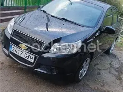 Usado Chevrolet Aveo LS 84 CV (61 kW) 2010 Negro Berlina