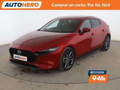 Rojo Usado 2019 Mazda 3 Berlina | 20.499 € (Precio justo)