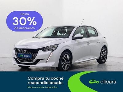 Usado Peugeot 208 Allure 100 CV (73 kW) 2019 Blanco Utilitario
