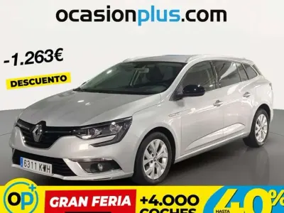 Usado Renault Mégane GrandTour LIMITED 95 CV (69 kW) 2019 Gris Familiar
