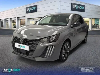 Nuevo Peugeot 208 Allure 100 CV (73 kW) 2025 Gris Utilitario