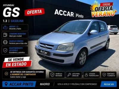 Usado Hyundai Getz GLS 82 CV (60 kW) 2003 Azul Utilitario