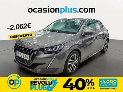 Usado Peugeot 208 Allure 100 CV (73 kW) 2021 Gris Utilitario