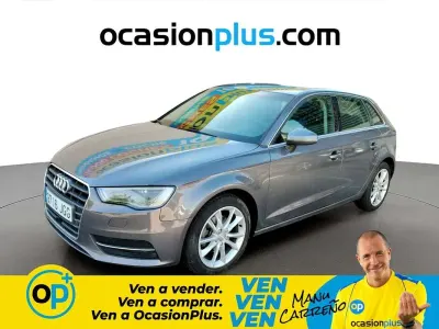 Usado Audi A3 Sportback Advanced 110 CV (80 kW) 2015 Gris Utilitario