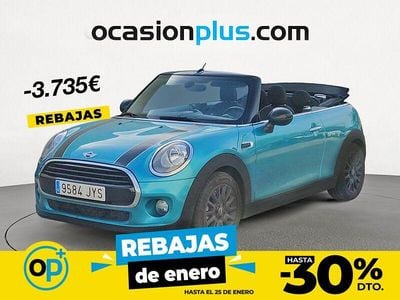 Azul Usado 2017 Mini Cooper D Cabriolet Descapotable | 16.565 € (Precio justo)