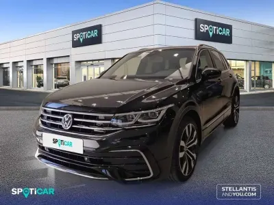 Usado VW Tiguan R-line 150 CV (110 kW) 2022 Negro SUV