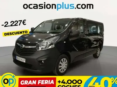 Usado Opel Vivaro S 125 CV (91 kW) 2018 Negro Monovolumen