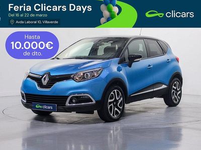 Usado Renault Captur Zen 90 CV (66 kW) 2016 Azul SUV