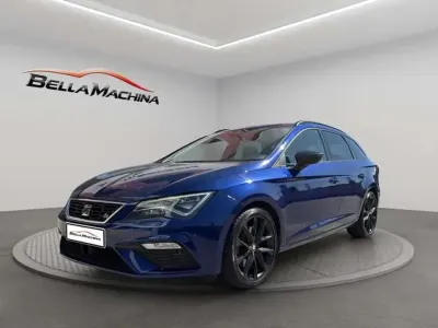 Usado Seat Leon ST FR 150 CV (110 kW) 2020 Azul Familiar