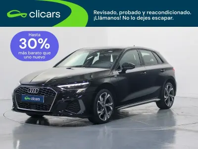 Usado Audi A3 Sportback e-tron Advanced 150 CV (110 kW) 2022 Negro Utilitario